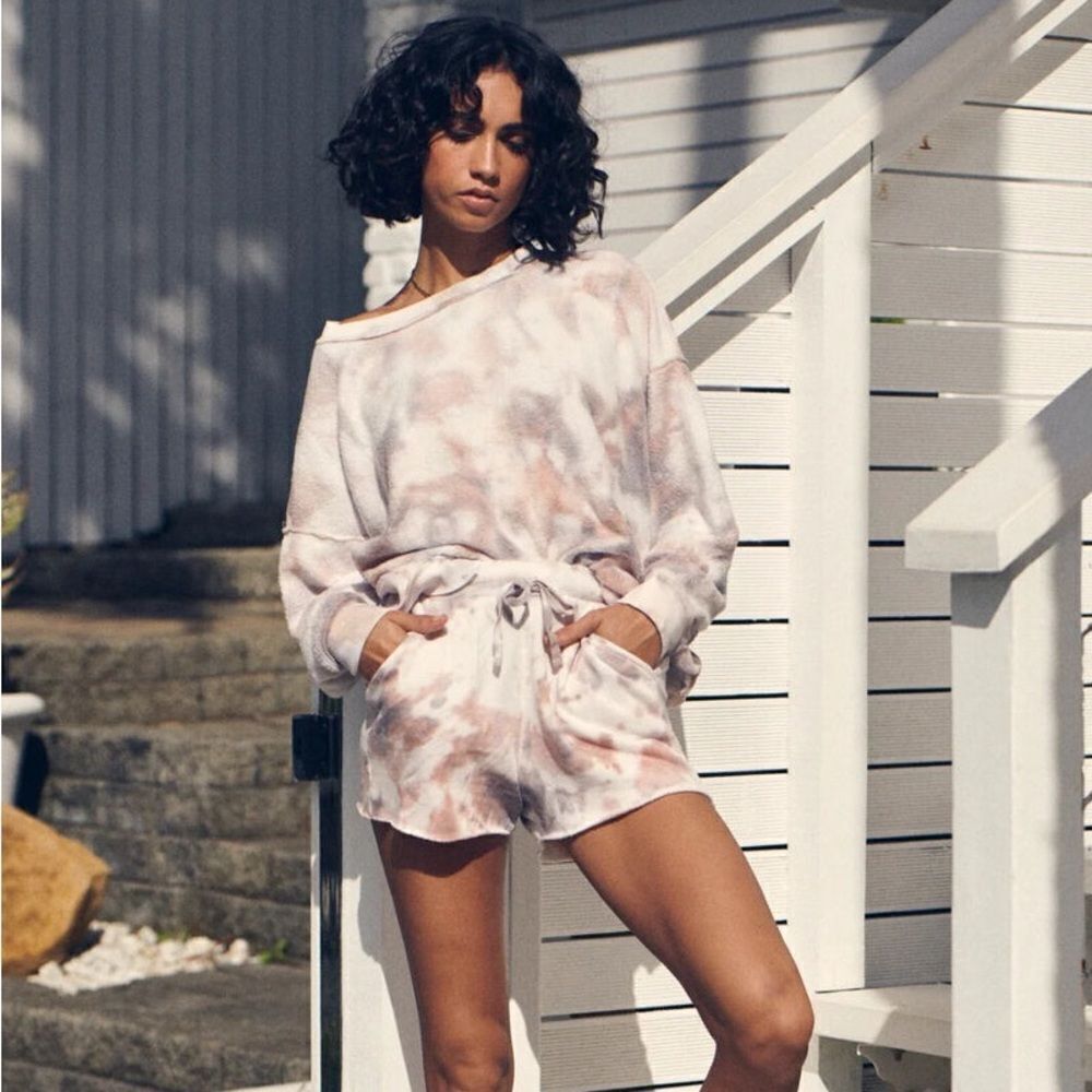 Free people Kelly washed Tie-Dye sweatshirt